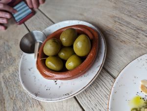 Gordal olives at The Punter in Oxford
