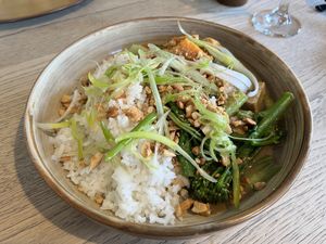Cashew, sweet potato and coconut curry  at The Punter in Oxford
