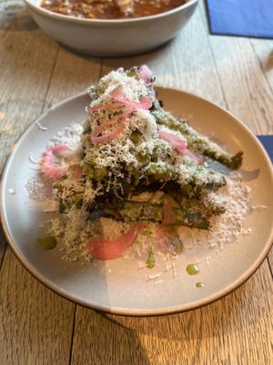 Broccoli tempura. Amazing    at The Punter in Oxford