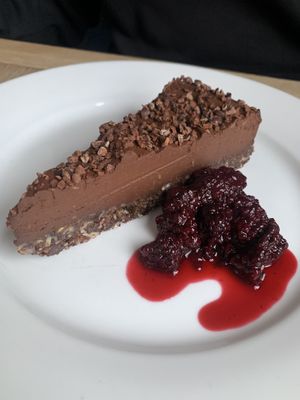 Chocolate mouse cake  at The Punter in Oxford