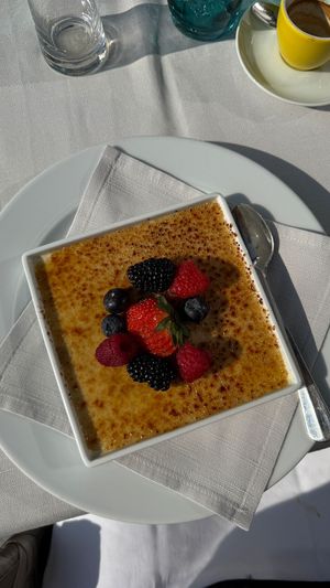 Crème Brulée  at Marina in Ascona