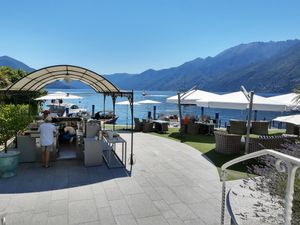 Garden seating at Marina in Ascona
