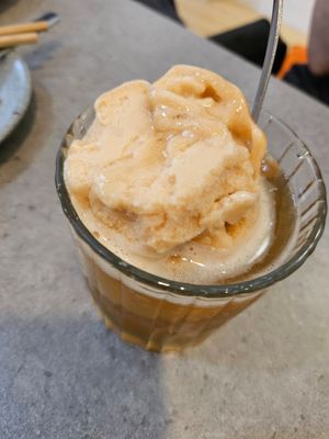 Hojicha ice ~ 29/4/24 at Kinkitsuya in Jakarta