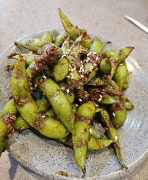 Spicy Edamame ~ 29/4/24 at Kinkitsuya in Jakarta