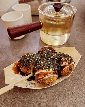 Japanese arancini at Kinkitsuya in Jakarta