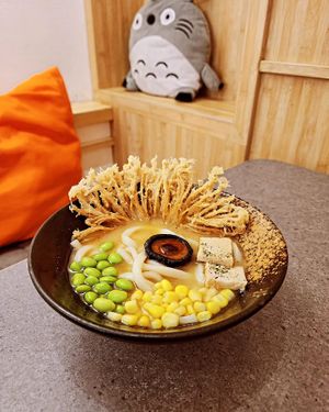 Everything Noodle with udon and miso at Kinkitsuya in Jakarta