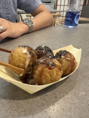 Yummy fried ball available only on weekends and holidays  at Kinkitsuya in Jakarta