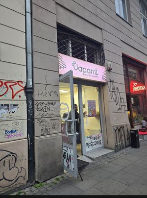 Outside at Uapami in Warsaw