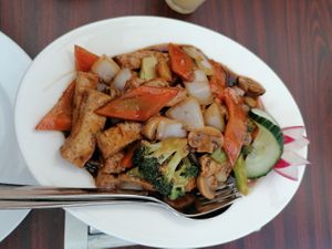 Hunan tofu at Jade Garden in Borkum