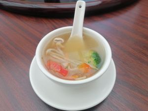 Gemuse suppe at Jade Garden in Borkum