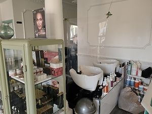 Salon upstairs, back washes at Mama T's in Ossett