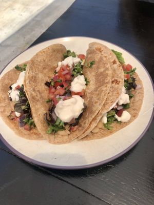 Bean burritos at La Cocina del Zorro in Tijuana