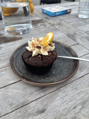 Carrotcake not bad  at Havenpaviljoen Wad Anderz in Schiermonnikoog