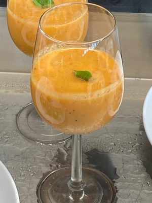 Gazpacho at Havenpaviljoen Wad Anderz in Schiermonnikoog