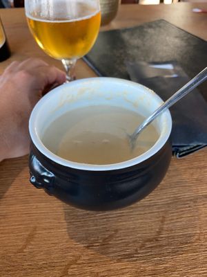 Funghi soup at Havenpaviljoen Wad Anderz in Schiermonnikoog