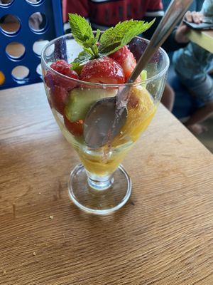 Vegan Sorbet at Havenpaviljoen Wad Anderz in Schiermonnikoog