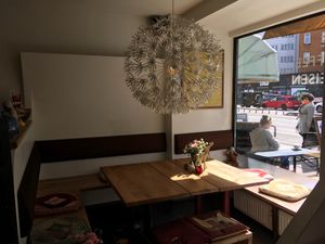 Interior at Golden Temple Teehaus in Hamburg