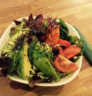 AvocadoSalad at Golden Temple Teehaus in Hamburg