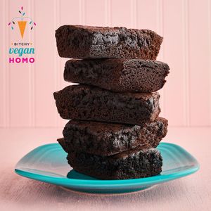 BVH's signature Best Damn Brownies at Bitchy Vegan Homo in Cleveland