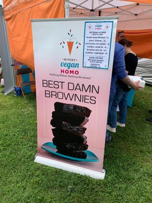 Menu w/ Prices at Bitchy Vegan Homo in Cleveland