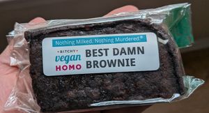 Brownie at Bitchy Vegan Homo in Cleveland