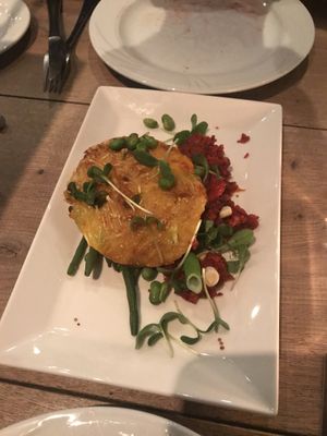 Lasagne van zomergroenten / edamame boontjes / tapenade van zongedroogde tomaat at Niej-Jork in Venlo