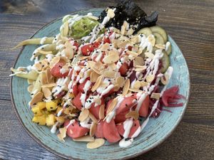 Poke bowl  at The Botanist in Warsaw