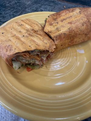 Falafel wrap  at Mimi's Coffee House in Mount Kisco