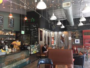 Interior at Mimi's Coffee House in Mount Kisco