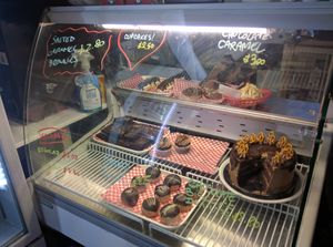 Vegan Cakes of the day at Vx in North London