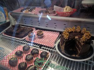 Vegan Cakes of the day at Vx in North London