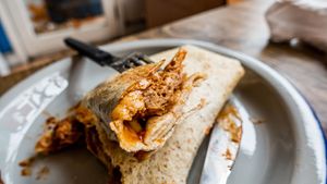 Steak Wrap at Vx in North London