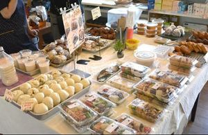 Bento at Tenbusu Organic Market in Okinawa