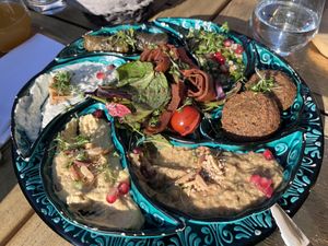 Vorspeisenteller vegan  at L'Orient  in Wilhelmshaven