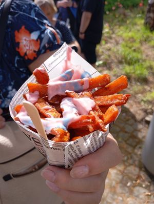 "Crispy Sweet Potato Fries" at Mojewa in Berlin