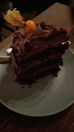 Die beste vegane Schokotorte  at Cafe Riptide in Braunschweig