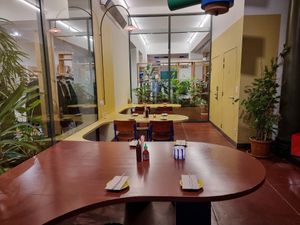 Part of interior at Steamy Windows in Ghent