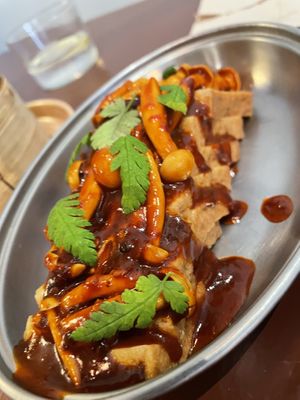 Sichuan Tofu (Seasonal Menu)  at Steamy Windows in Ghent