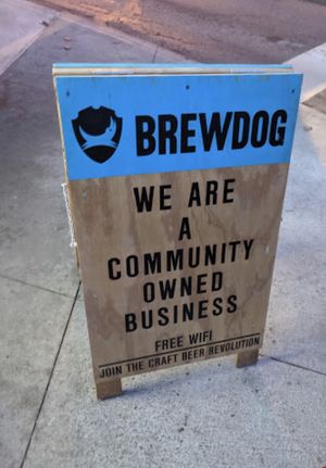 Community owned at BrewDog in Indianapolis