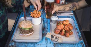 Vegan eats! at BrewDog in Indianapolis