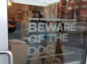 In a fun way! at BrewDog in Indianapolis