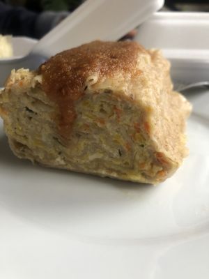 vegetable vegan dumpling at Moji Struklji - My Dumplings of Slovenia in Ljubljana