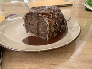 Chocolate dumpling at Moji Struklji - My Dumplings of Slovenia in Ljubljana