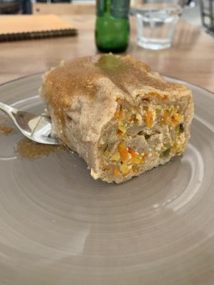 Vegetable dumpling at Moji Struklji - My Dumplings of Slovenia in Ljubljana