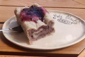 cinnamon plum štruklji at Moji Struklji - My Dumplings of Slovenia in Ljubljana