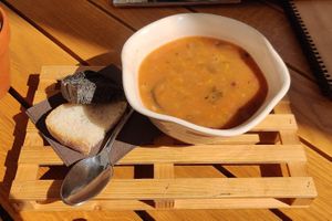 bean stew at Moji Struklji - My Dumplings of Slovenia in Ljubljana