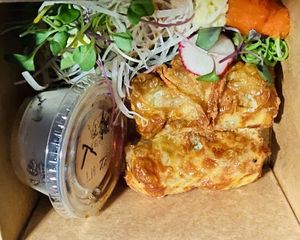 Stuffed yuzu  at Chikyū Vegan Sushi Bar & Izakaya in Las Vegas