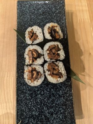 Hosomaki: Shiitake Mushroom Roll at Chikyū Vegan Sushi Bar & Izakaya in Las Vegas
