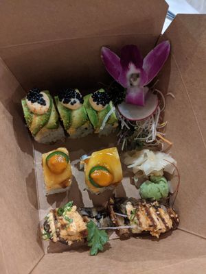 to go! how pretty at Chikyū Vegan Sushi Bar & Izakaya in Las Vegas