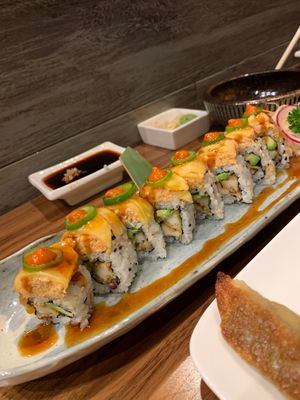 Snapdragon roll at Chikyū Vegan Sushi Bar & Izakaya in Las Vegas